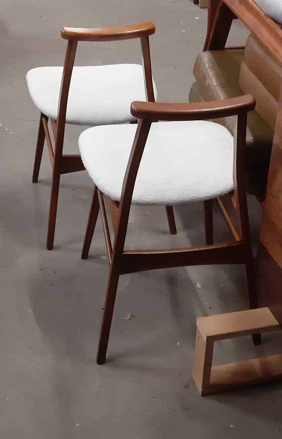 Image 1 of Set of 2 Danish design chairs REFURBISHED sustainable choice!