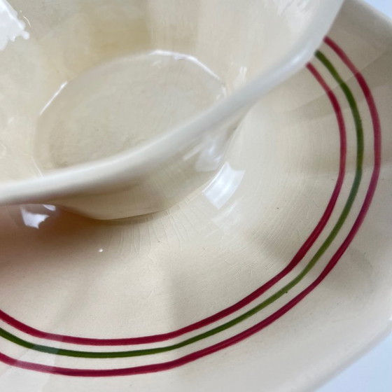 Image 1 of Salsera "Armelle", Sarreguemines, finales del siglo XIX - principios del XX