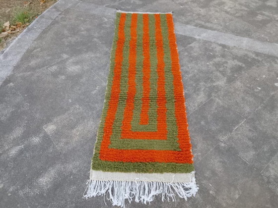 Image 1 of Handgeknüpfter Läuferteppich 300 cm x 70 cm