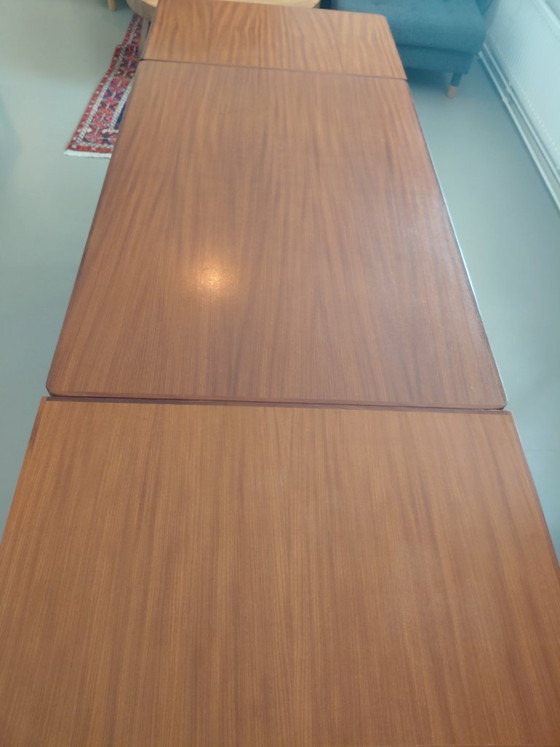 Image 1 of Vintage wooden extendable table