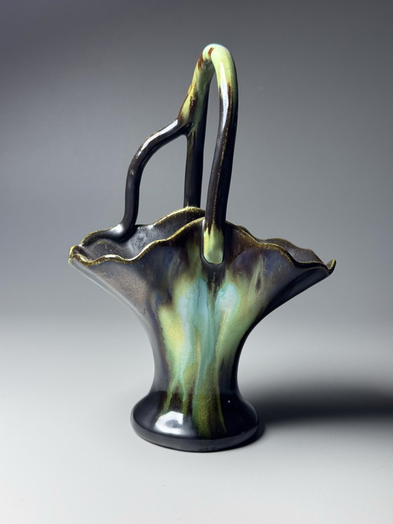 Image 1 of Set – Thulin, 1930s - Art Deco Drip-Glazed « Airain »