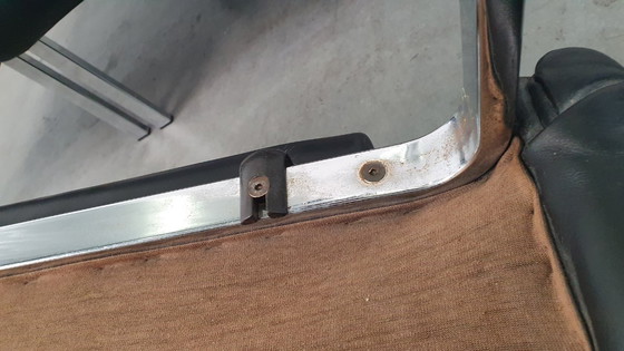 Image 1 of 3x Girsberger leren Eurochairs, Hans Eichenberger modulair vintage 70s lounge