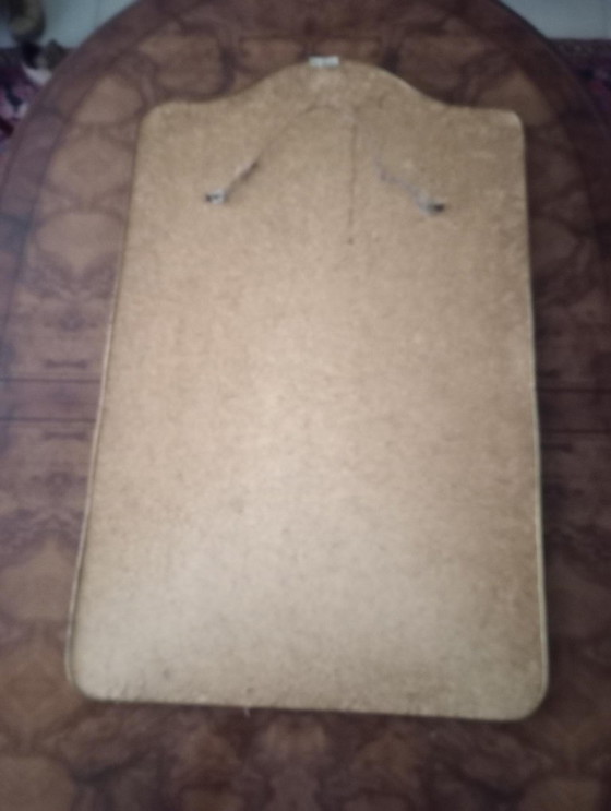 Image 1 of Hollywood Regency" bevelled wall mirror 