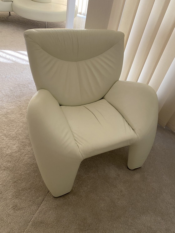 Image 1 of 2x sillón leolux echnaton Sessel 