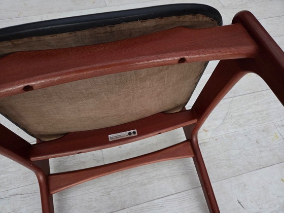 Image 1 of Dänisches Design aus den 1960er Jahren von Erik Buch, Modell 49, Stuhlpaar, Teakholz.