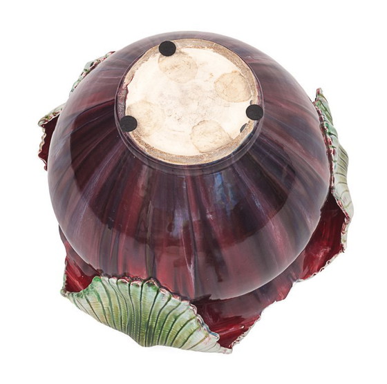 Image 1 of Zeer grote Art Nouveau majolica plantenbak