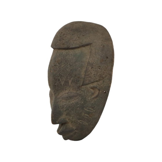 Vintage Afrikaans Masker Wanddecoratie, Decoratieve objecten, Hout, Bruin (foto 4 van 10)
