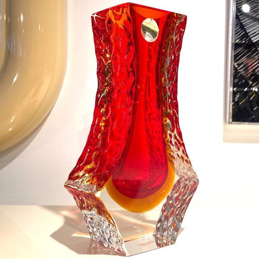 Murano vase Allessandro Mandruzato sommerso