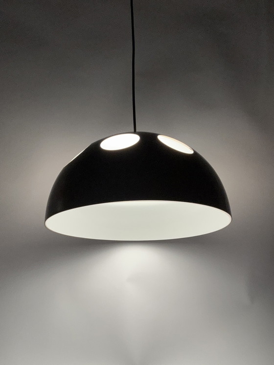 Image 1 of 2x RAAK Amsterdam El Duomo Bruine Lampen, Retro Space Age Tijdloos Futuristisch