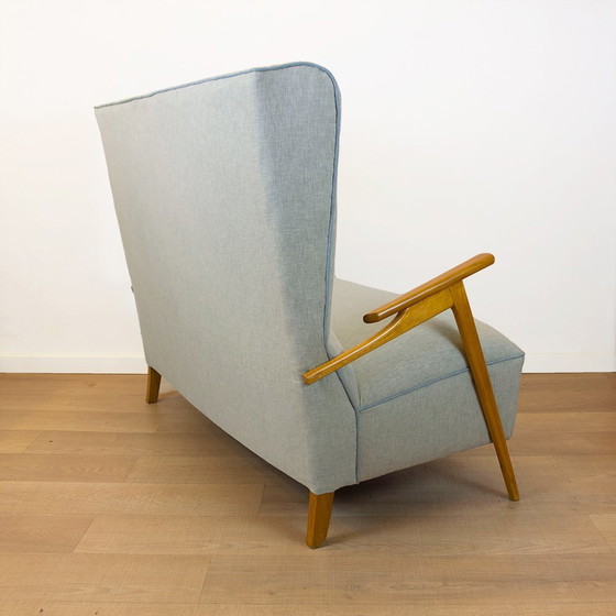 Image 1 of Sofá español de dos plazas de mediados de siglo, década de 1950