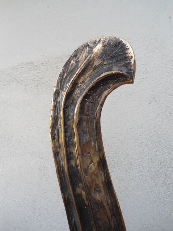 Abstrakt bronzen skulptuur – Beeldhouwkunst, Metaal (photo 7 of 14)