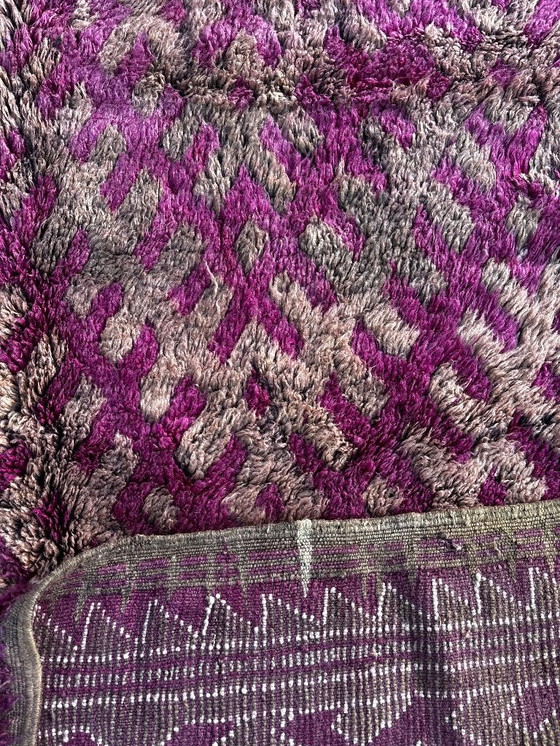 Image 1 of Large Vintage Moroccan Talsint Rug 200x410 cm – Handmade Berber Wool Rug 