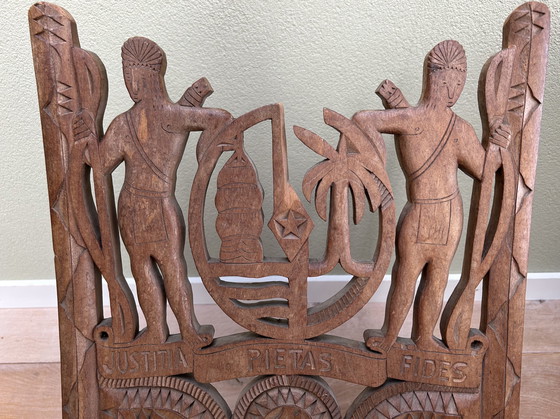 Image 1 of Vintage Surinamese Palaver Chair