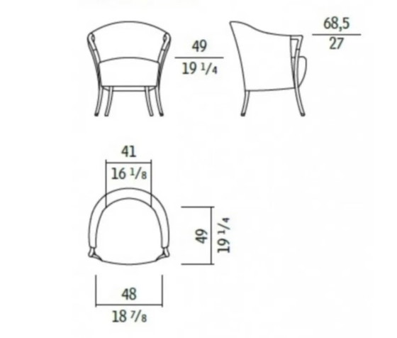 Image 1 of 2 poltrone Progetti Progetti 63230