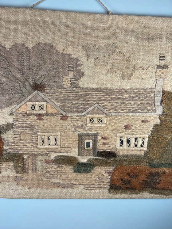 Tapisserie vintage maison de campagne – Décorations murales, Textile, Wool (photo 6 of 11)
