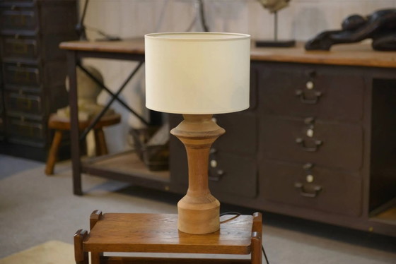 Eiken lamp uit de jaren 50 – Tafellampen, Vintage (photo 10 of 10)