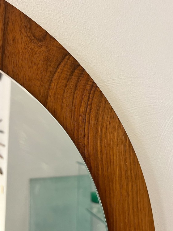 Image 1 of Specchio danese vintage in teak, rotondo, anni '70