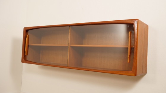 Image 1 of Credenza vintage | Anta scorrevole in vetro | Sospesa | 160 cm