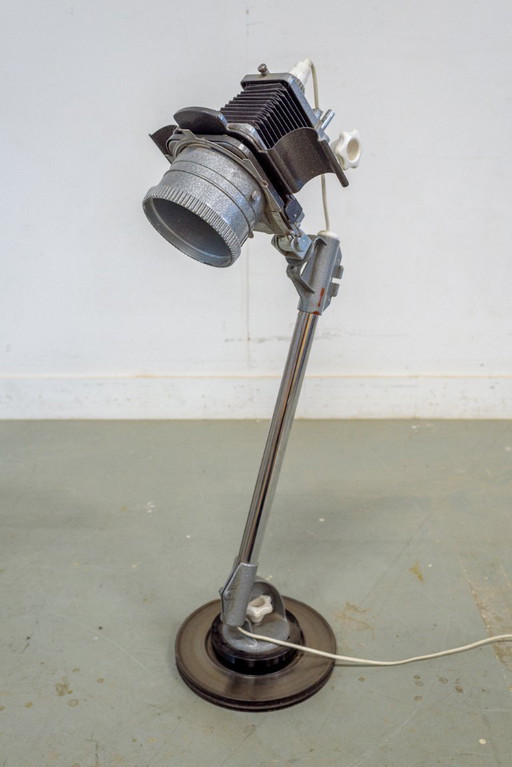 The Meopta Masterpiece – Upcycled Floor Lamp From Vintage Photo Enlarger