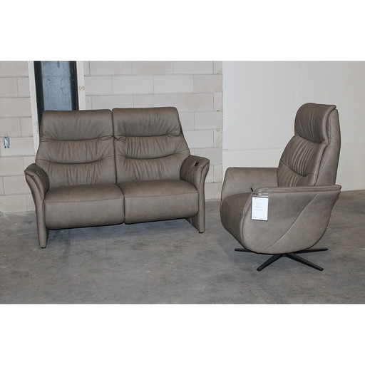 Divano a 2 posti con poltrona reclinabile Releazz EA-341 Relax