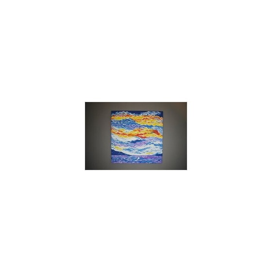 Image 1 of Vintage abstract painting