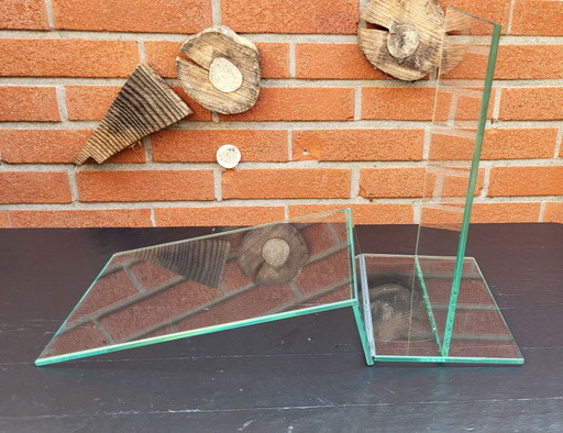 Custom made glass photo frame