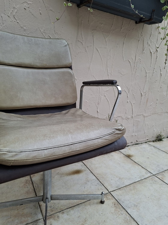 Image 1 of Vintage chrome office chair