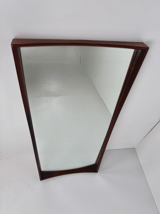 Image 1 of Specchio da parete in palissandro danese