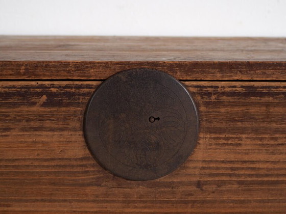 Antique Japanese Tansu Chest of Drawers - Meiji / Taishō Period (c. ) #81 – Iron (photo 40 of 40)