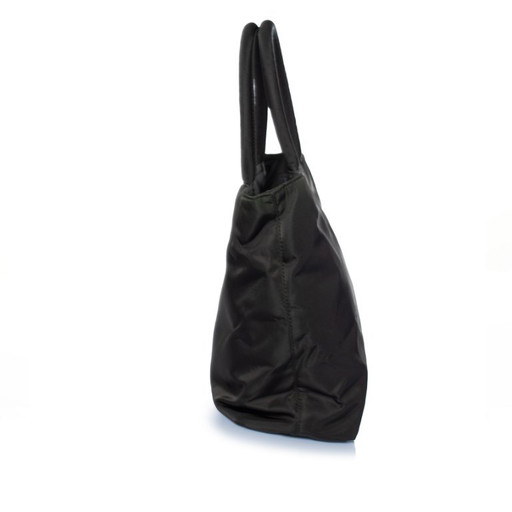 Prada, Vintage Nylon Mini-Handtasche, dunkelgrün – top handle tassen (photo 2 of 8)