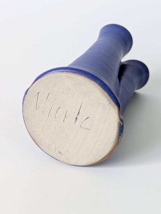 Image 1 of Midcentury Aage Würtz Ceramic Bud Vase | 1960's Danish Pottery