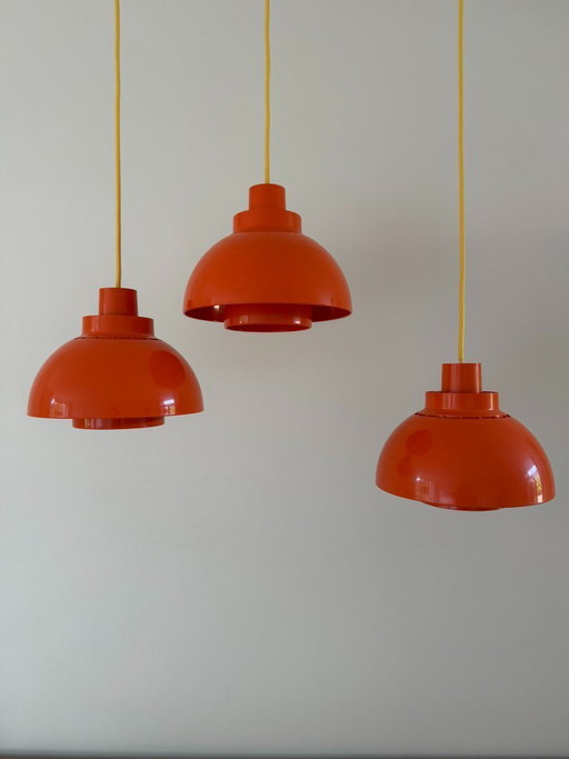 Vintage Nordisk Solar Minisol hanglampen - Space age lampen - Deens design