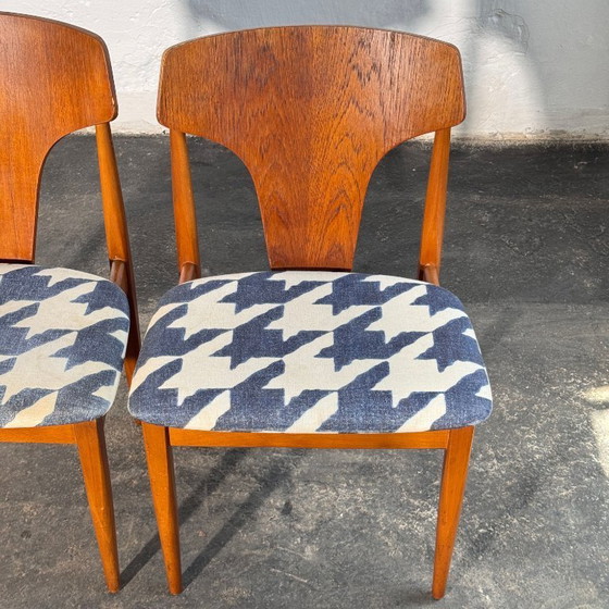 Image 1 of Set of 4 Elliotts of Newbury Teak Dining Chairs, 1960s