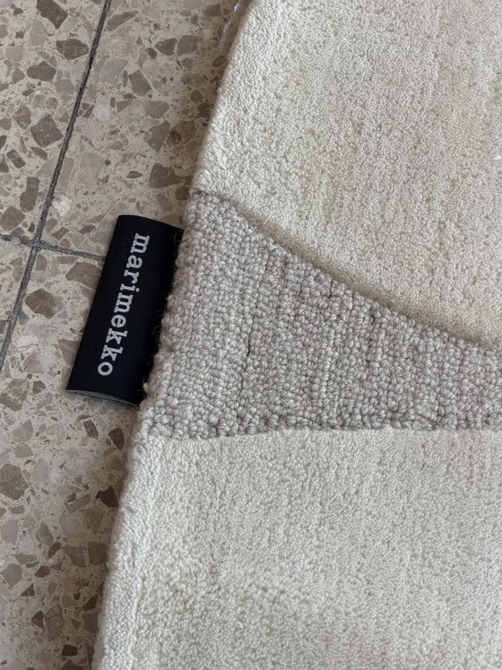 Image 1 of Alfombra Brink and Campman Marimekko Isot Kivek Blanco Natural NUEVA