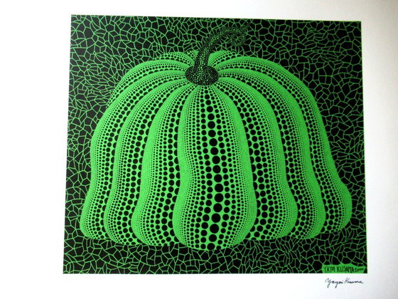Image 1 of Nach Yayoi Kusama, Kürbis, Lithografie, 1990er Jahre
