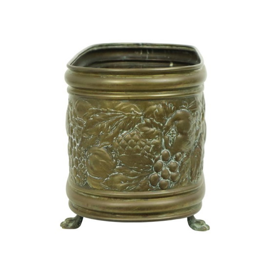 Image 1 of Boîte à fleurs ancienne en cuivre français