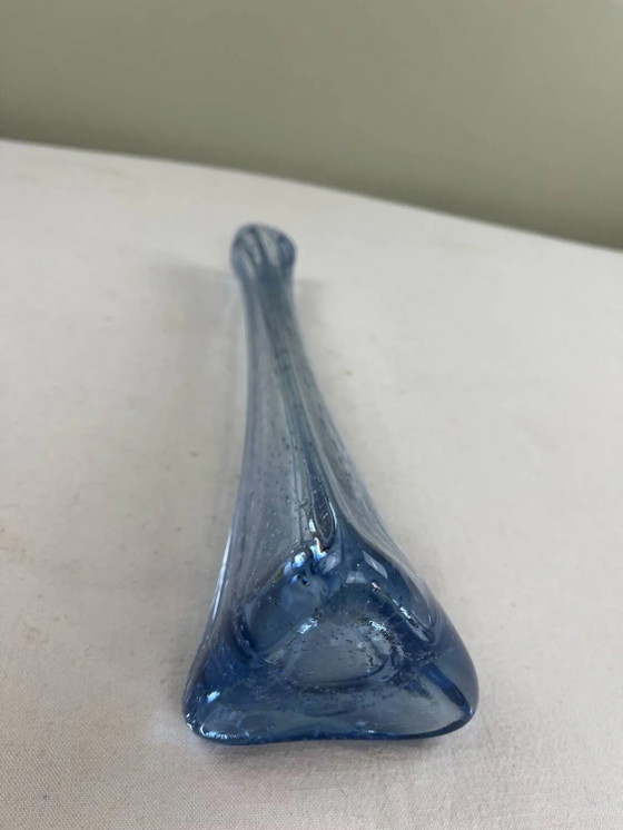 Blue bubble soliflore – Vases, Crystal, Glass (photo 5 of 8)