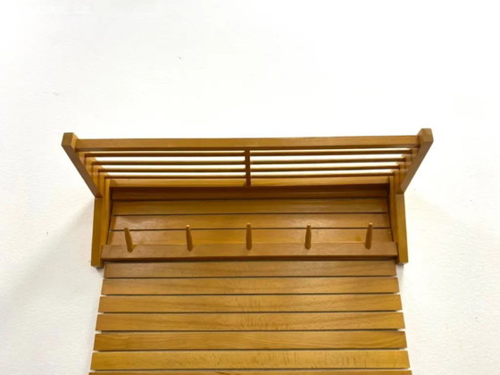 Image 1 of Retro Wall-Mounted Coat Rack, ÚLUV, 1960s, Czechoslovakia