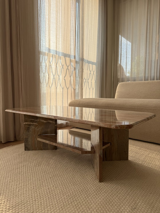Vintage Marmeren Salontafel – Marble (photo 14 of 15)