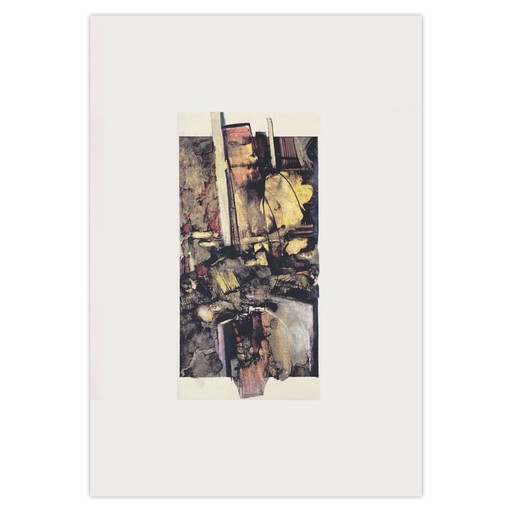 José Maria SANCHEZ Screenprint Composition I 1995 – lithos zeefdrukken, Paper