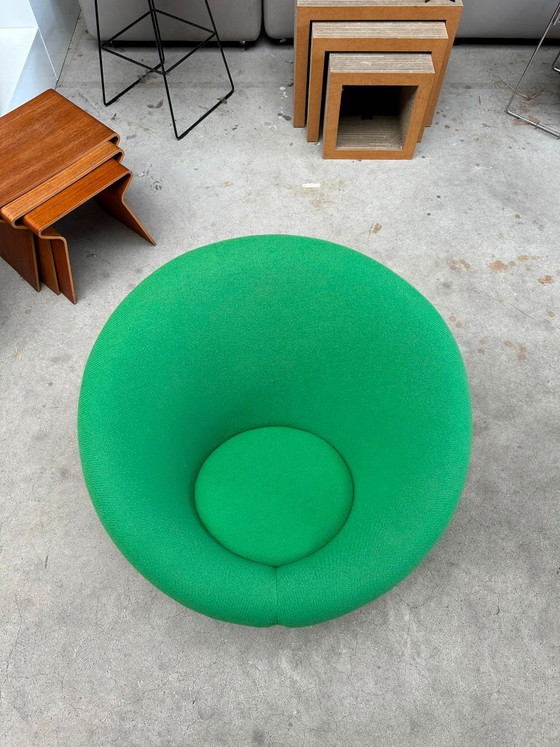 Sillón Artifort Mushroom verde oscuro – Sillones, Textile, Wood (photo 6 of 10)