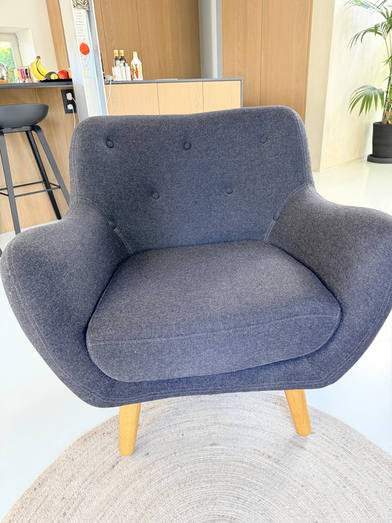 SofaCompany Armchair, anthracite color, hardly used – Textile (photo 3 of 5)