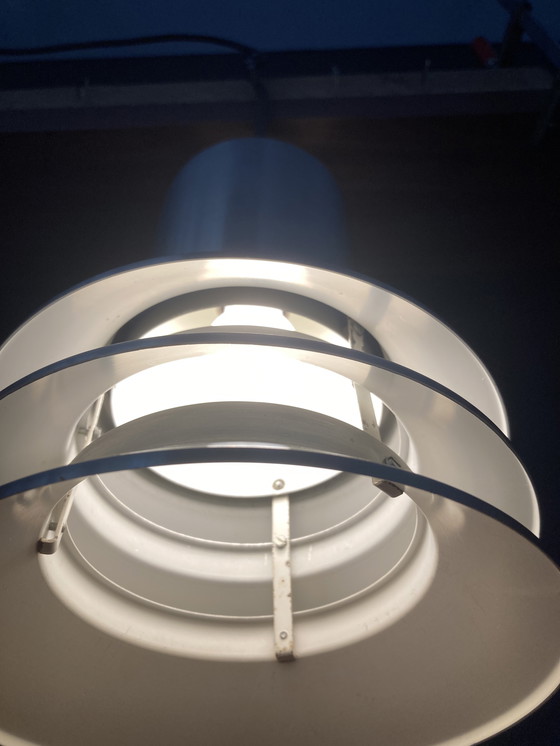 Image 1 of Vintage Space Age Aluminum Pendant Lamp