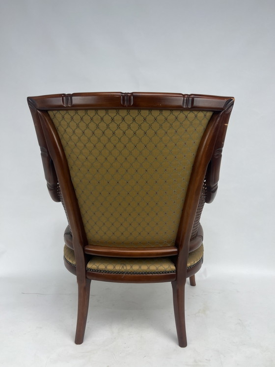 Image 1 of Faux bamboo armchair Giorgetti style 