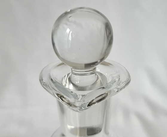 Vintage 2 Eleganti Caraffe in Vetro 31 / 27,5 cm Ottime Condizioni – Bicchieri e caraffe, Glass (photo 12 of 15)