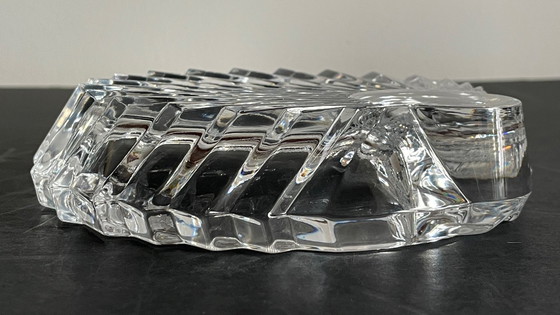 Image 1 of CENDRIER Cristal VINTAGE Forme Coquillage