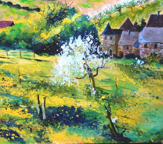 Image 1 of A village in my countryside in spring