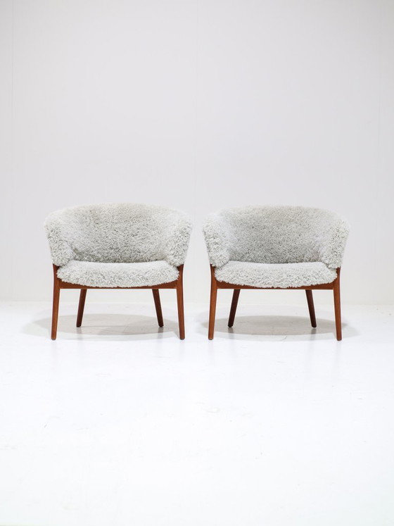 Image 1 of Fauteuil Nanna Ditzel 83 en teck danois années 1950