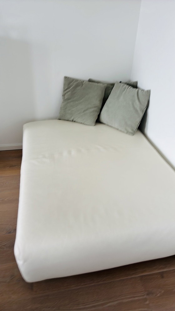 Image 1 of Moroso Lowland Hocker, Pouf, weißes Leder