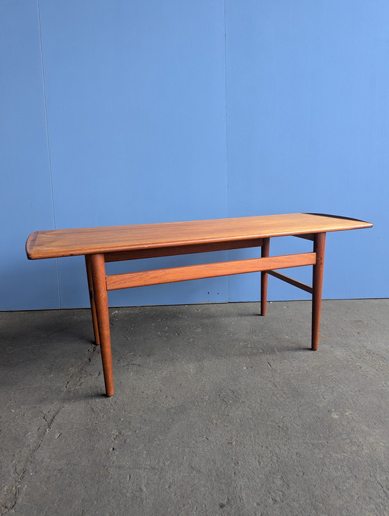 Image 1 of Vintage Danish teak coffee table 1960s